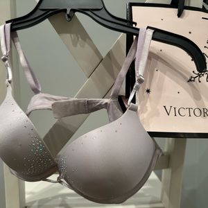 Victoria Secret Sparkle Bombshell Bra, 34B